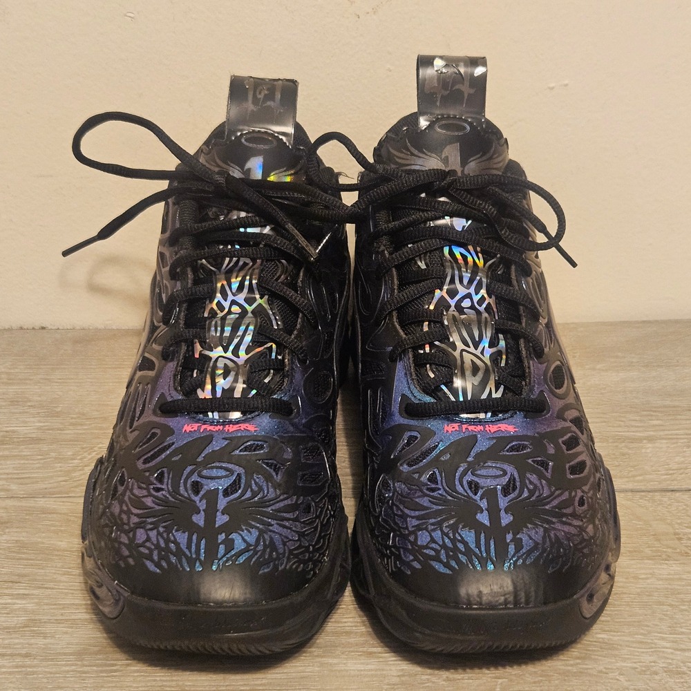 Puma MB.01 LaMelo Ball Not From Here Iridescent Black Blue Mens Size 9 311310-01 - Picture 3 of 9
